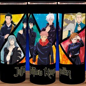 Jujutsu Kaisen Anime Manga JJK Action Cup Mug Tumbler